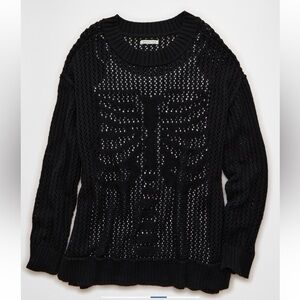 American Eagle Charcoal Knit Top